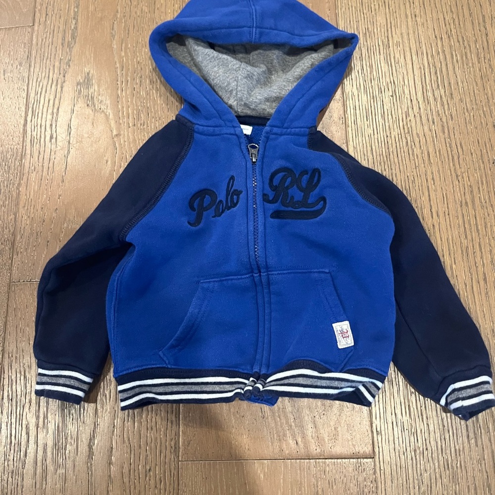 Polo by Ralph Lauren Kids Blue and Navy Hoodie
